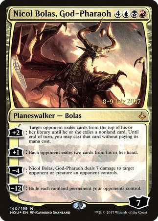 Nicol Bolas, God-Pharaoh [Hour of Devastation Promos] | Fandemonia Ltd