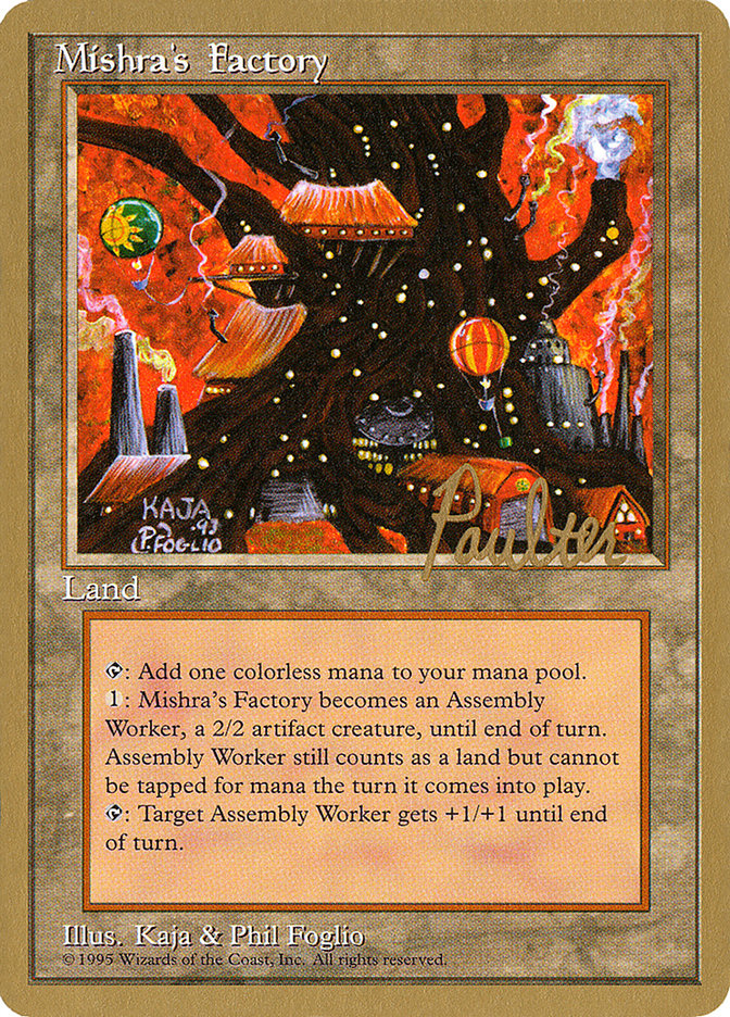 Mishra's Factory (Preston Poulter) [Pro Tour Collector Set] | Fandemonia Ltd
