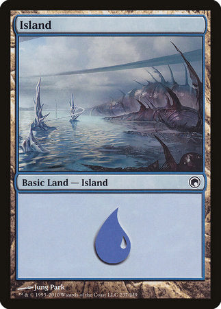 Island (237) [Scars of Mirrodin] | Fandemonia Ltd