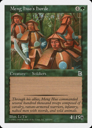 Meng Huo's Horde [Portal Three Kingdoms] | Fandemonia Ltd