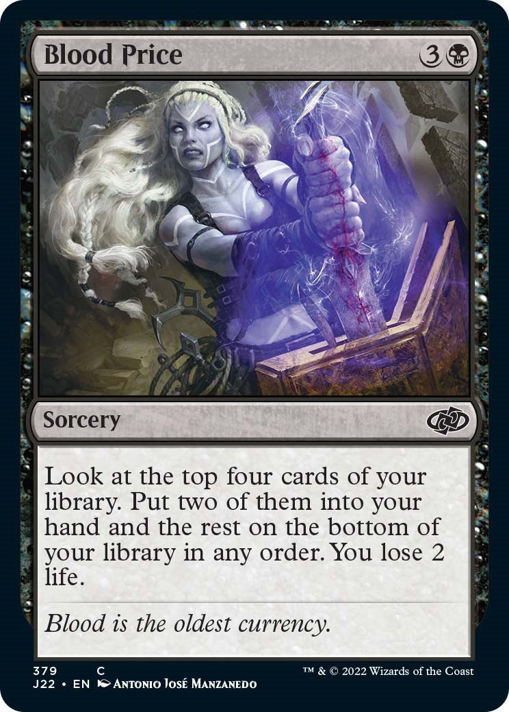 Blood Price [Jumpstart 2022] | Fandemonia Ltd