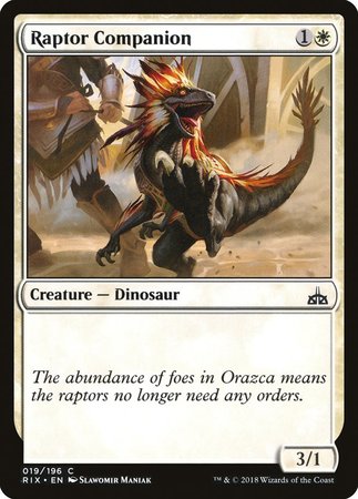 Raptor Companion [Rivals of Ixalan] | Fandemonia Ltd