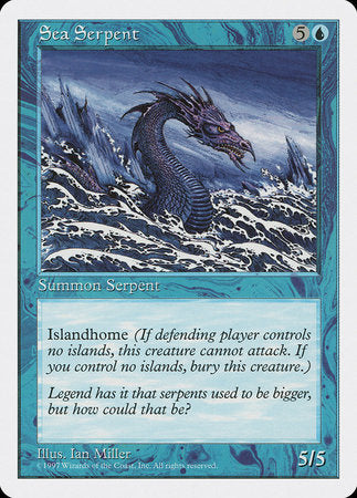 Sea Serpent [Fifth Edition] | Fandemonia Ltd