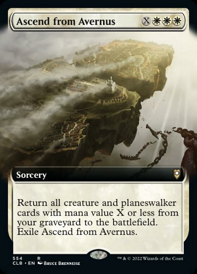 Ascend from Avernus (Extended Art) [Commander Legends: Battle for Baldur's Gate] | Fandemonia Ltd