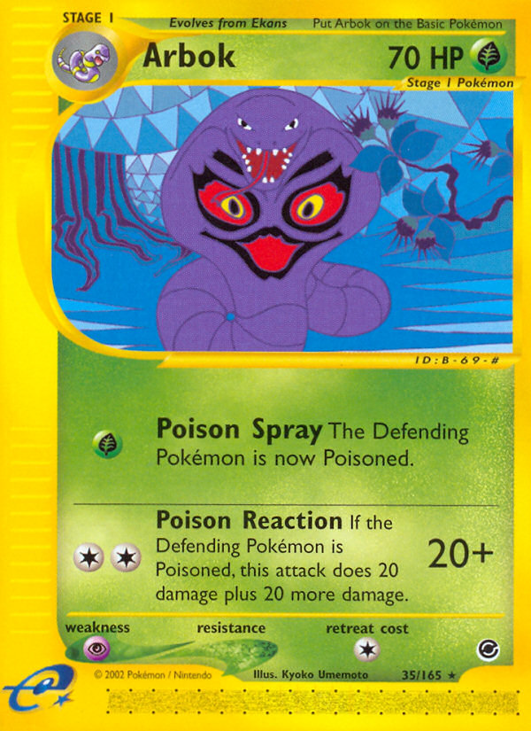 Arbok (35/165) [Expedition: Base Set] | Fandemonia Ltd