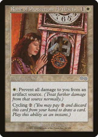 Rune of Protection: Artifacts [Urza's Saga] | Fandemonia Ltd