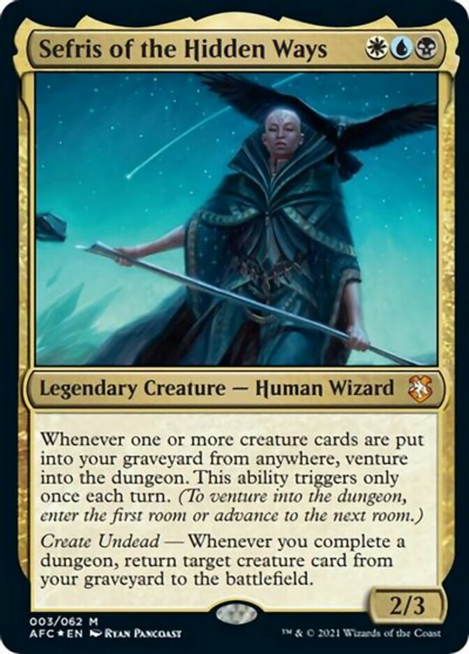 Sefris of the Hidden Ways (Display Commander) [Dungeons & Dragons: Adventures in the Forgotten Realms Commander] | Fandemonia Ltd