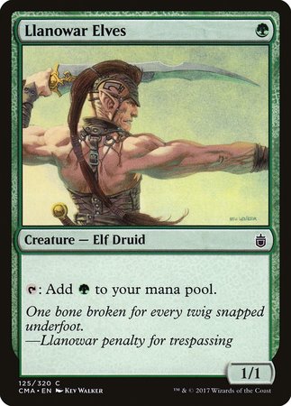 Llanowar Elves [Commander Anthology] | Fandemonia Ltd
