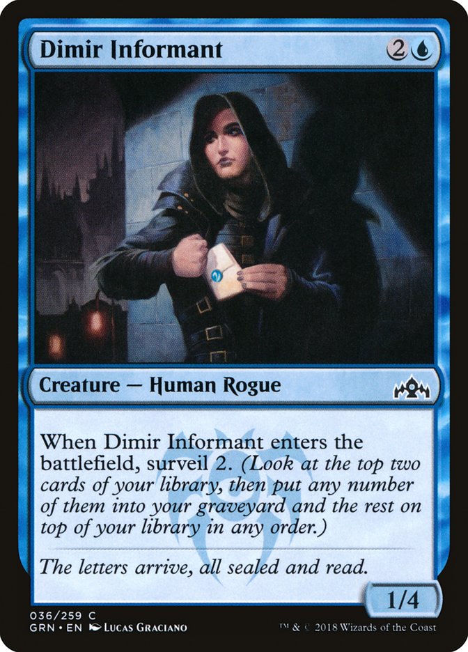 Dimir Informant [Guilds of Ravnica] | Fandemonia Ltd