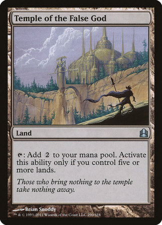 Temple of the False God [Commander 2011] | Fandemonia Ltd