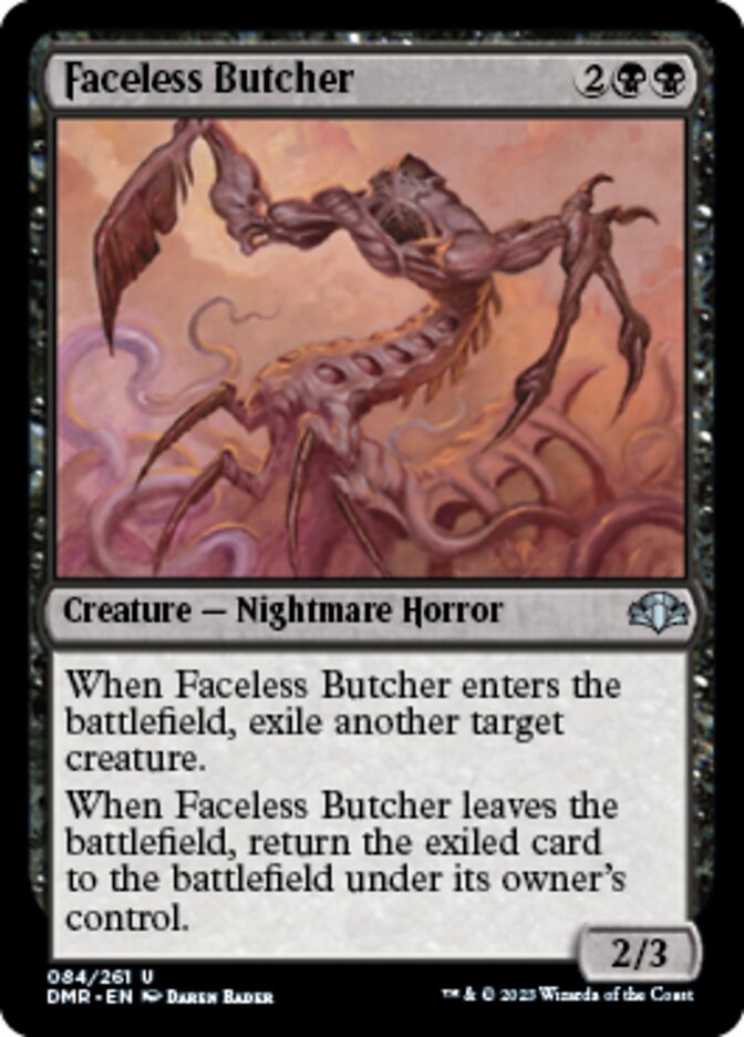 Faceless Butcher [Dominaria Remastered] | Fandemonia Ltd