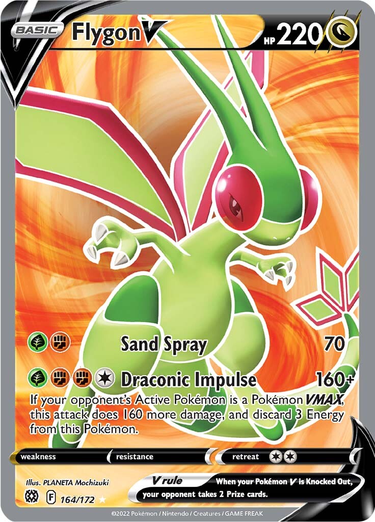 Flygon V (164/172) [Sword & Shield: Brilliant Stars] | Fandemonia Ltd