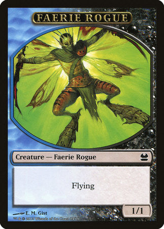 Faerie Rogue Token (Blue/Black) [Modern Masters Tokens] | Fandemonia Ltd