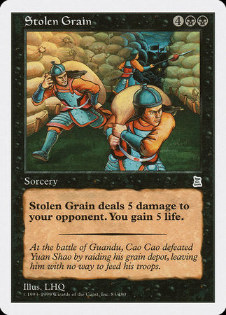 Stolen Grain [Portal Three Kingdoms] | Fandemonia Ltd
