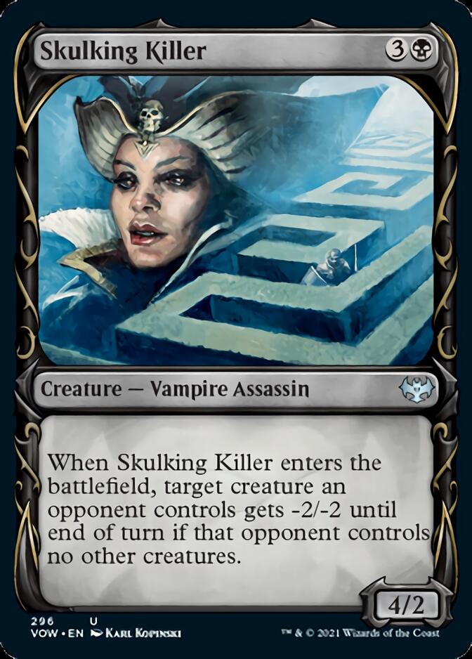 Skulking Killer (Showcase Fang Frame) [Innistrad: Crimson Vow] | Fandemonia Ltd