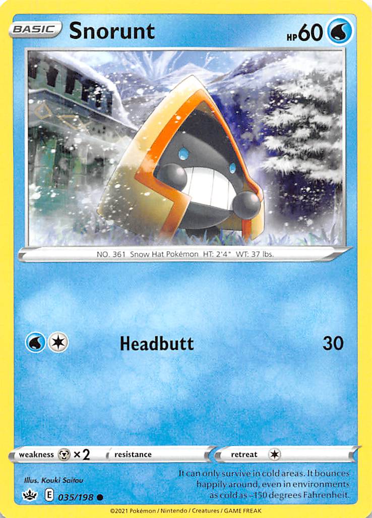 Snorunt (035/198) [Sword & Shield: Chilling Reign] | Fandemonia Ltd