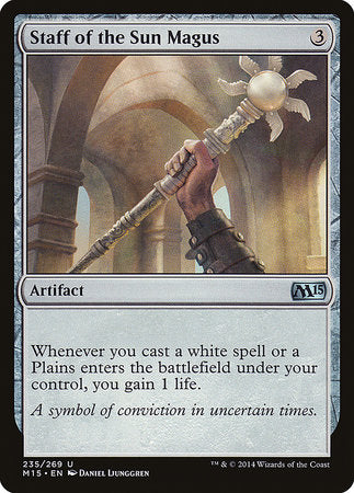 Staff of the Sun Magus [Magic 2015] | Fandemonia Ltd