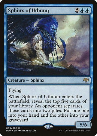 Sphinx of Uthuun [Duel Decks: Speed vs. Cunning] | Fandemonia Ltd