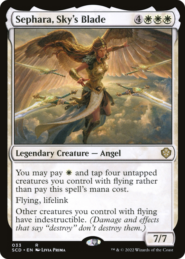 Sephara, Sky's Blade [Starter Commander Decks] | Fandemonia Ltd