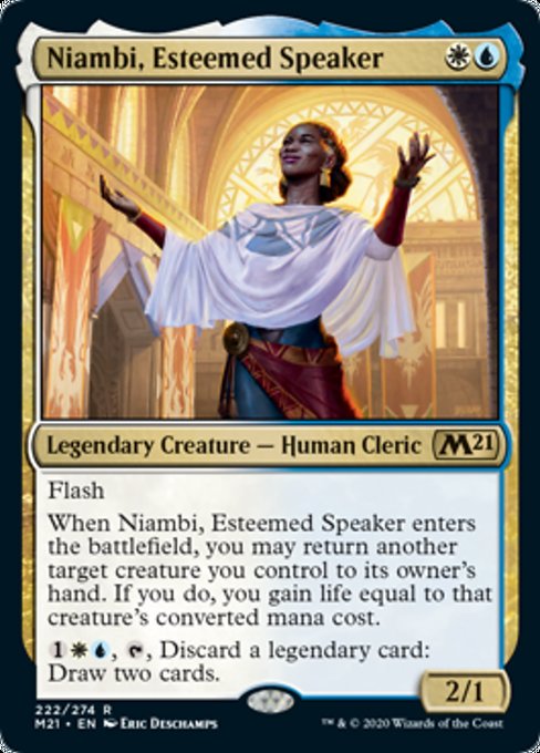 Niambi, Esteemed Speaker [Core Set 2021] | Fandemonia Ltd