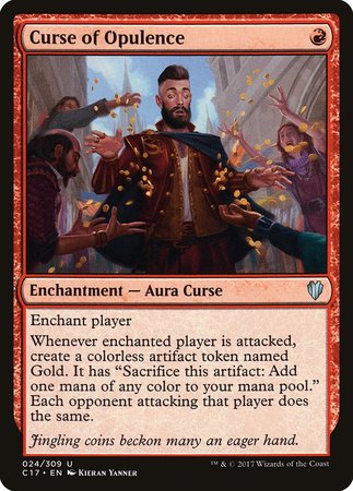 Curse of Opulence [Commander 2017] | Fandemonia Ltd