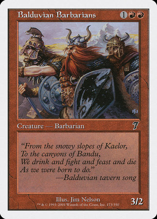 Balduvian Barbarians [Seventh Edition] | Fandemonia Ltd