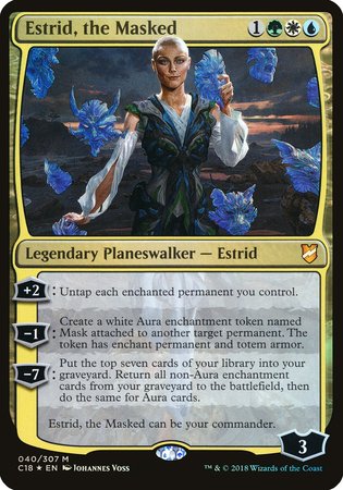 Estrid, the Masked (Commander 2018) [Commander 2018 Oversized] | Fandemonia Ltd