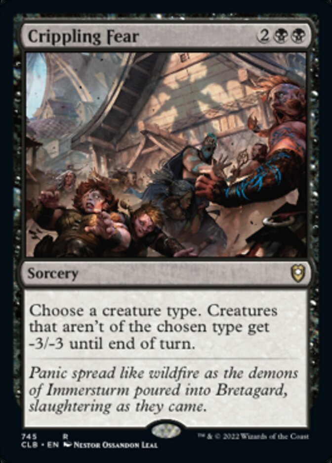 Crippling Fear [Commander Legends: Battle for Baldur's Gate] | Fandemonia Ltd