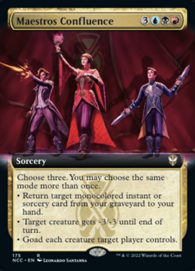 Maestros Confluence (Extended Art) [Streets of New Capenna Commander] | Fandemonia Ltd