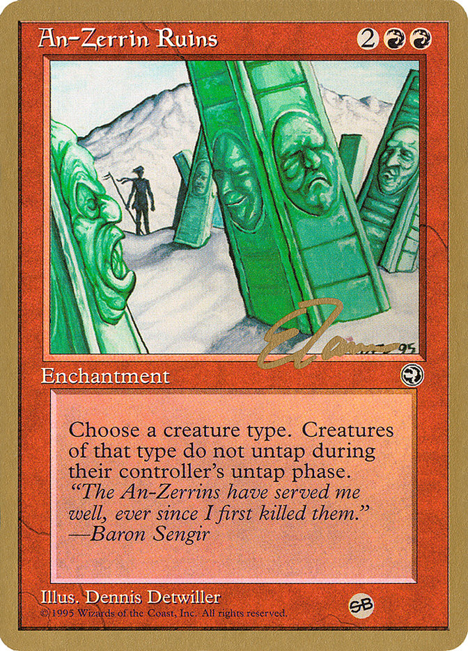 An-Zerrin Ruins (Eric Tam) (SB) [Pro Tour Collector Set] | Fandemonia Ltd