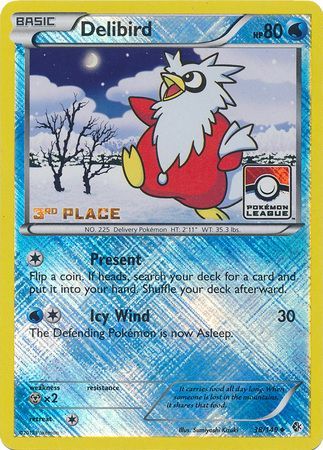 Delibird (38/149) (League Promo 3rd Place) [Black & White: Boundaries Crossed] | Fandemonia Ltd