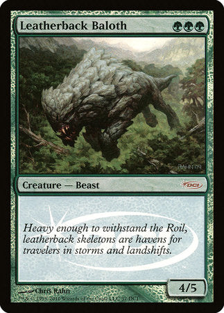 Leatherback Baloth [Wizards Play Network 2010] | Fandemonia Ltd
