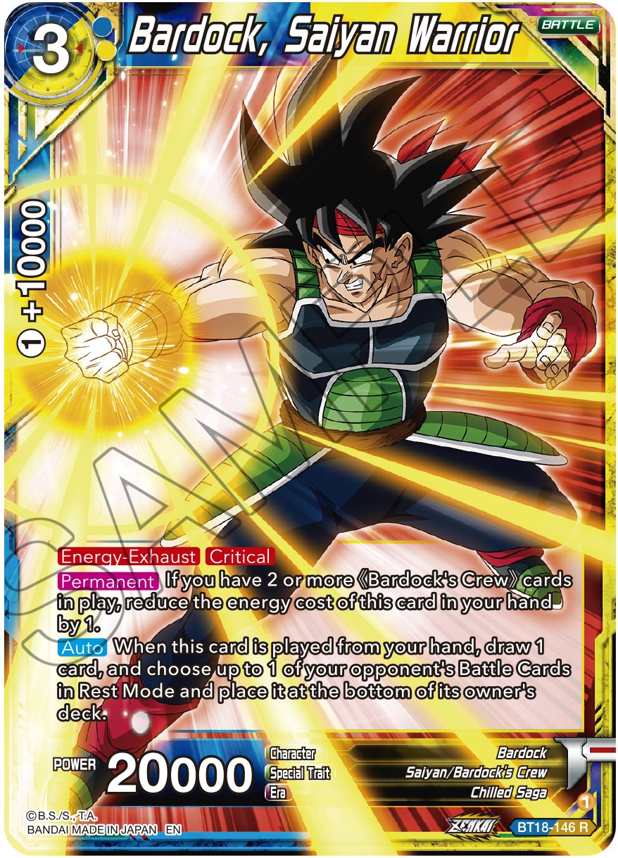 Bardock, Saiyan Warrior (BT18-146) [Dawn of the Z-Legends] | Fandemonia Ltd