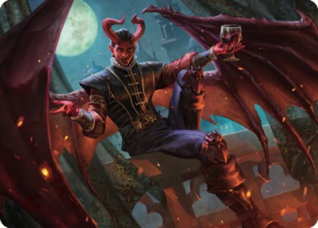 Raphael, Fiendish Savior Art Card (40) [Commander Legends: Battle for Baldur's Gate Art Series] | Fandemonia Ltd