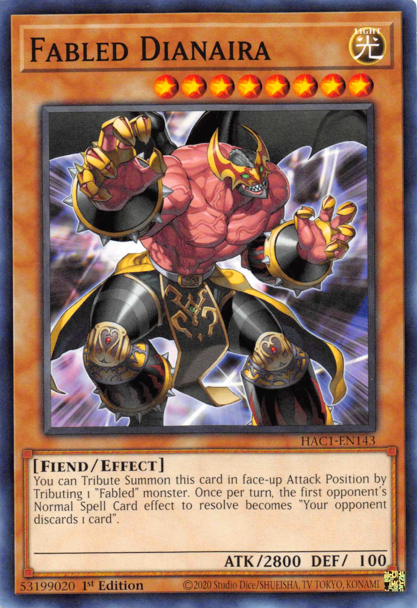 Fabled Dianaira [HAC1-EN143] Common | Fandemonia Ltd
