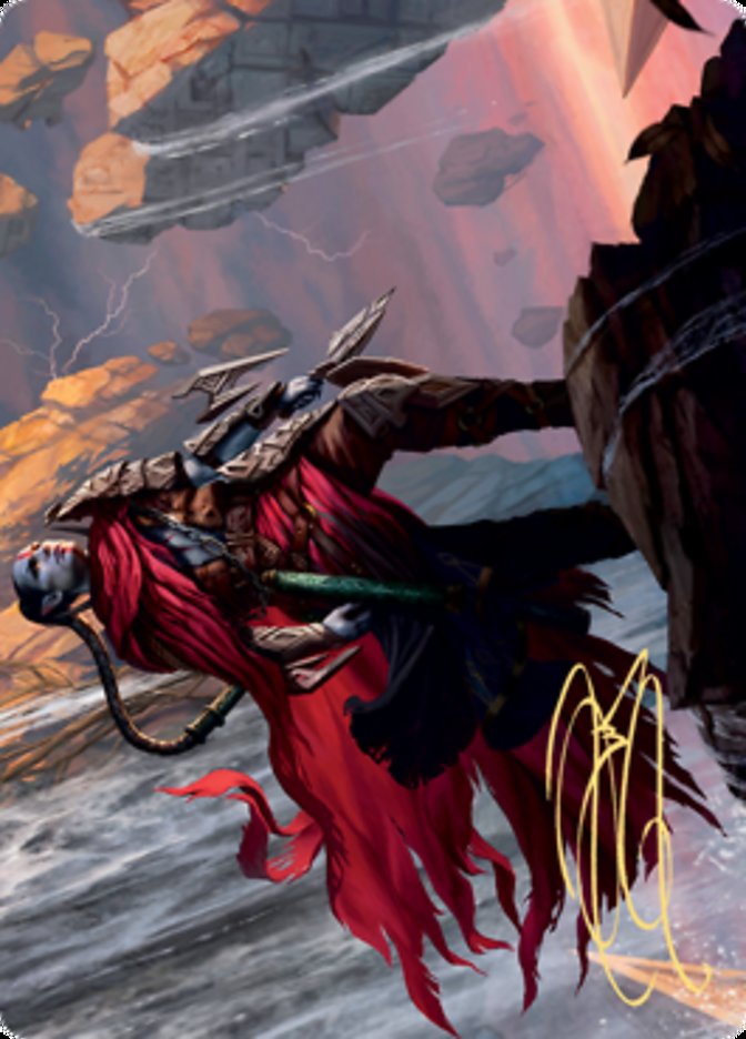 Anowon, the Ruin Thief Art Card (Gold-Stamped Signature) [Zendikar Rising Art Series] | Fandemonia Ltd