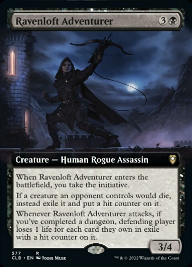 Ravenloft Adventurer (Extended Art) [Commander Legends: Battle for Baldur's Gate] | Fandemonia Ltd