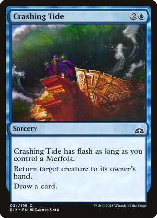 Crashing Tide [Rivals of Ixalan] | Fandemonia Ltd