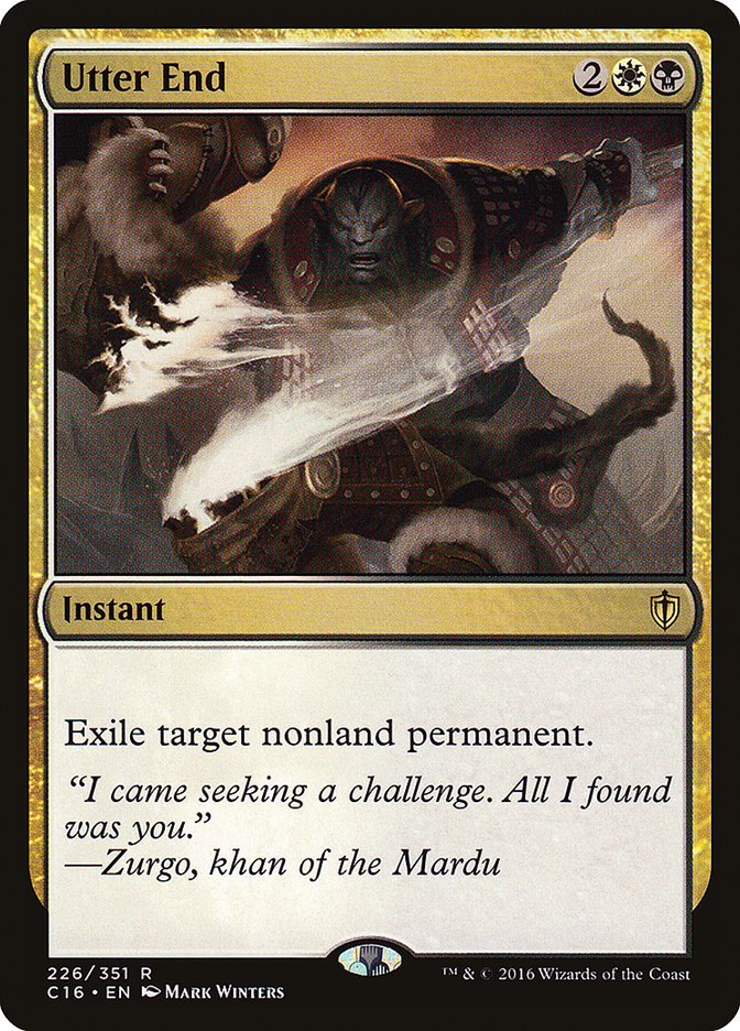 Utter End [Commander 2016] | Fandemonia Ltd