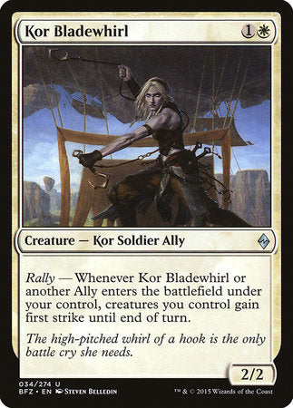 Kor Bladewhirl [Battle for Zendikar] | Fandemonia Ltd