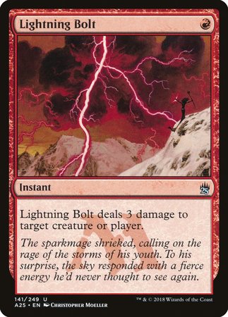 Lightning Bolt [Masters 25] | Fandemonia Ltd