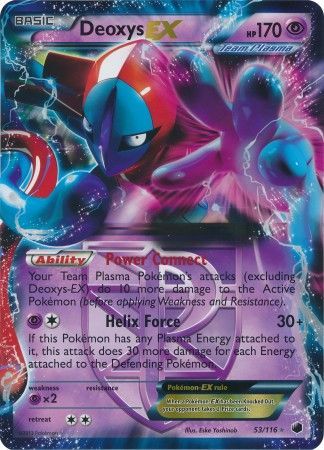 Deoxys EX (53/116) (Jumbo Card) [Black & White: Plasma Freeze] | Fandemonia Ltd