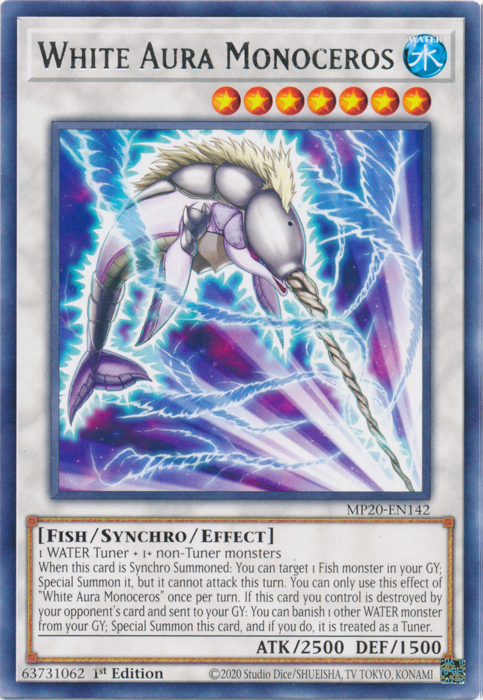 White Aura Monoceros [MP20-EN142] Rare | Fandemonia Ltd