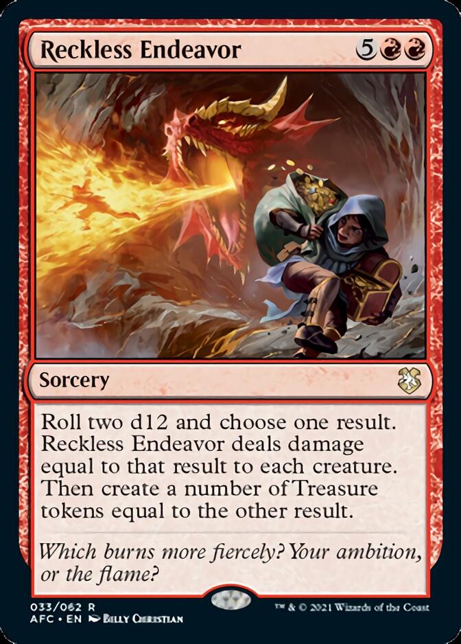 Reckless Endeavor [Dungeons & Dragons: Adventures in the Forgotten Realms Commander] | Fandemonia Ltd