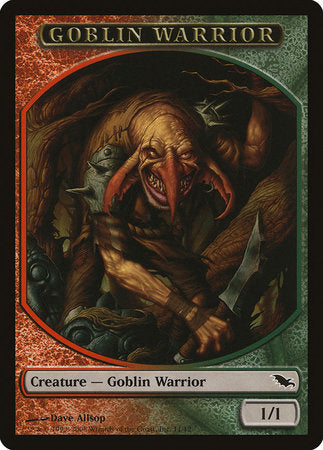Goblin Warrior Token (Red/Green) [Shadowmoor Tokens] | Fandemonia Ltd
