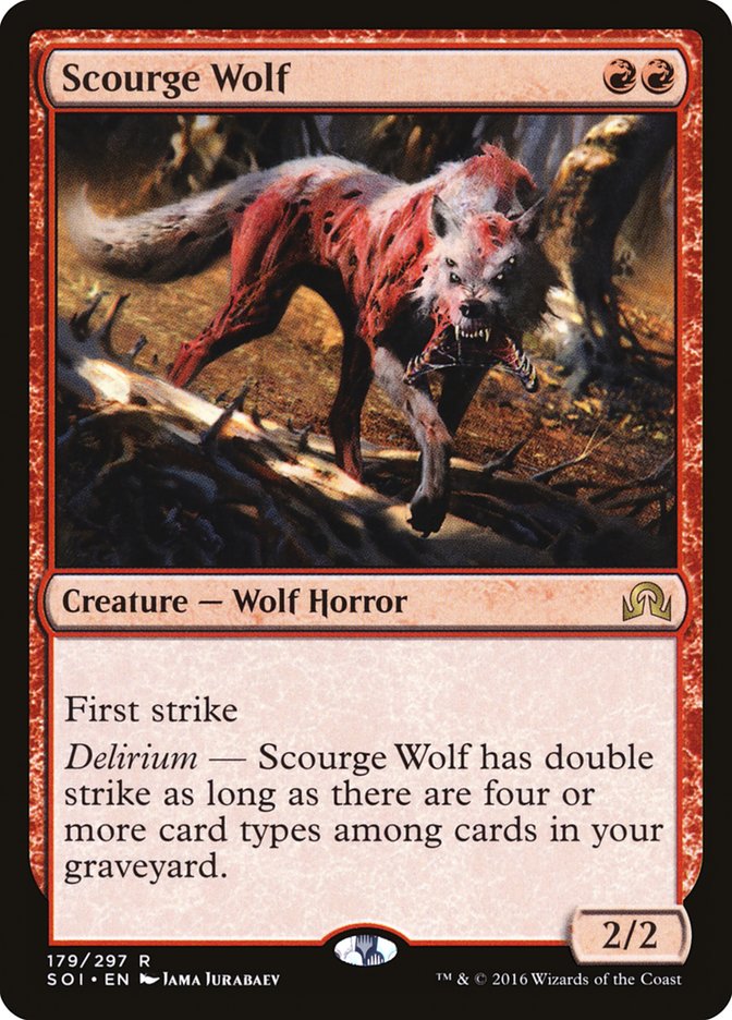 Scourge Wolf [Shadows over Innistrad] | Fandemonia Ltd