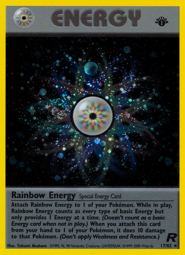 Rainbow Energy (17/82) [Team Rocket 1st Edition] | Fandemonia Ltd