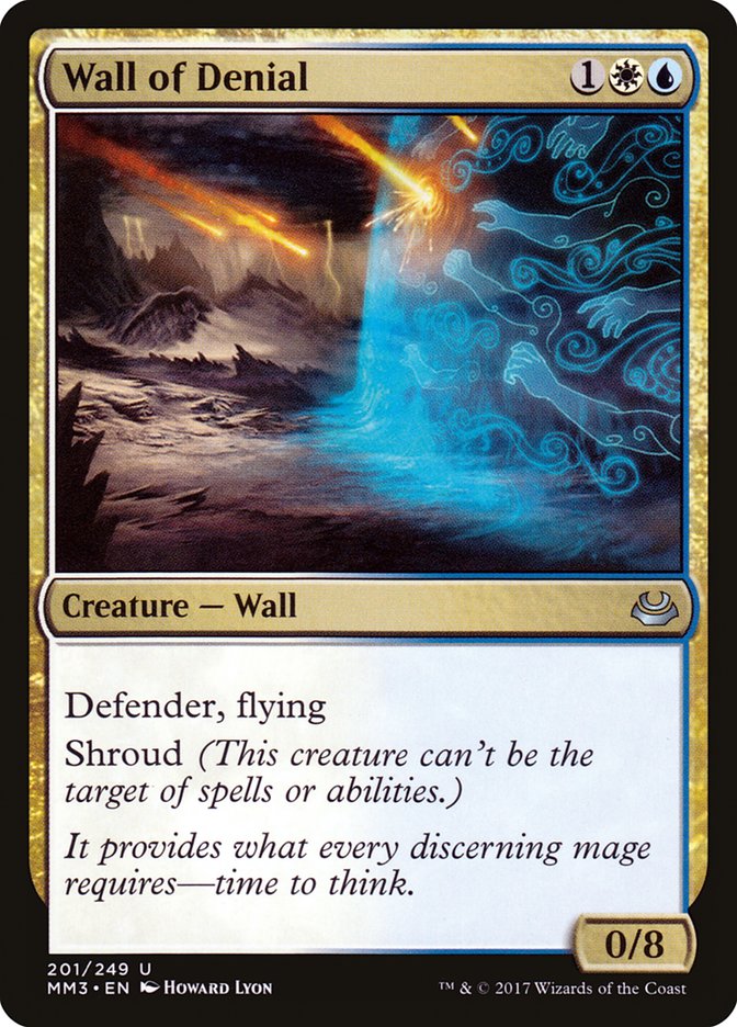 Wall of Denial [Modern Masters 2017] | Fandemonia Ltd