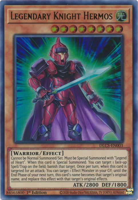 Legendary Knight Hermos [DLCS-EN003] Ultra Rare | Fandemonia Ltd