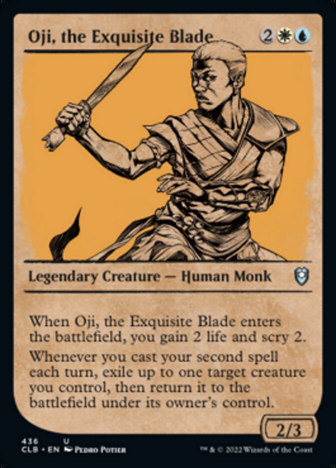 Oji, the Exquisite Blade (Showcase) [Commander Legends: Battle for Baldur's Gate] | Fandemonia Ltd